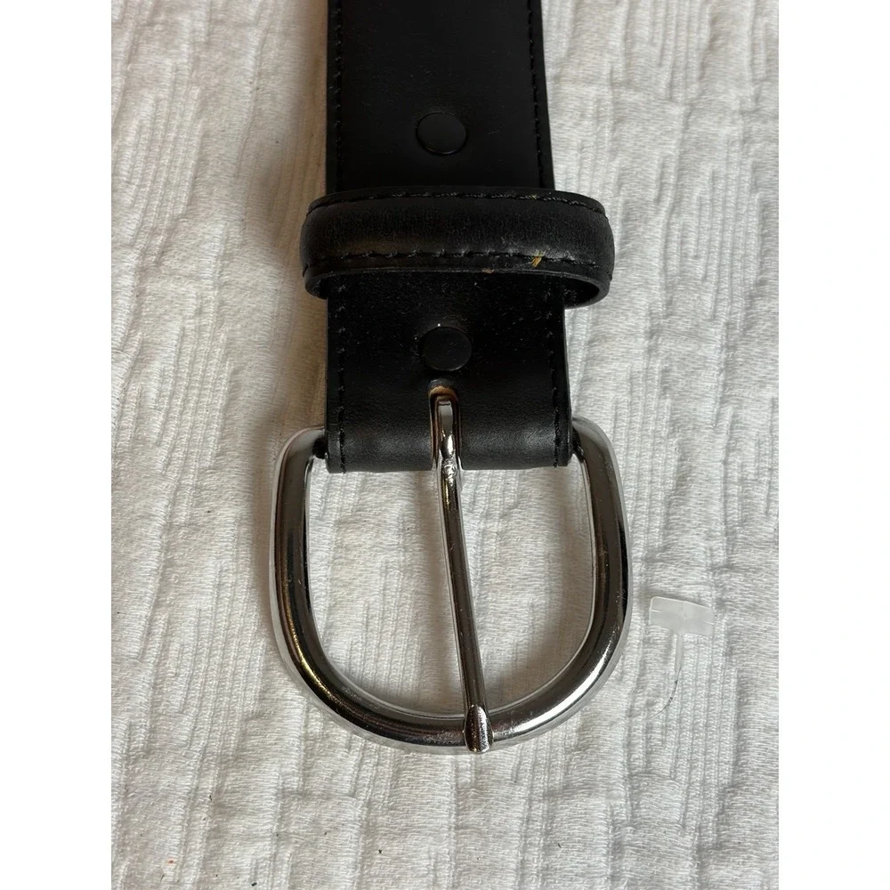 Silver Creek Classics Belt Mens 36 Black Top Grain Leather Western Ranger